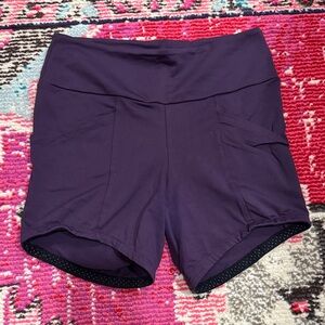 Indura (Kuvetta) Dark Purple Women's Stay Put Run Shorts